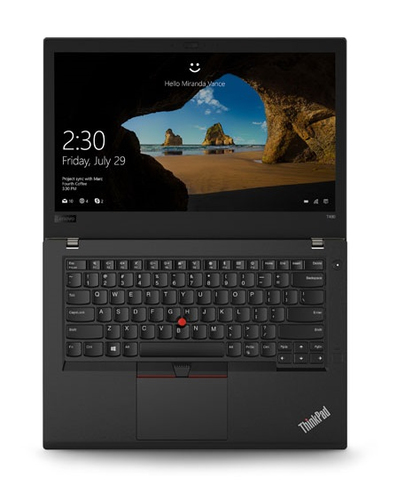 Lenovo ThinkPad T480 Laptop  8GB Memory Intel® Core™ i5-8350U 256GB SSD 14" HD Graphics Wi-Fi 5 (802.11ac) Windows 10 Pro Black Used B