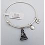 Urban Leaves Buddha Silver Bangle ULBE003VS Hand Bracelet Brass