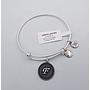 Urban Leaves LETTER F Silver Bangle ULIN006VS Hand Bracelet Brass