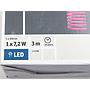 Basic Set Deco Stripe Neon 3M Pink